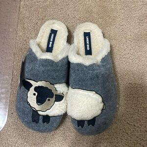 Lands End Felt Critter Scuff Slippers Size 8 NWT